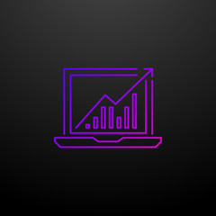 Growth traffic line nolan icon. Elements of seo & web optimization set. Simple icon for websites, web design, mobile app, info graphics