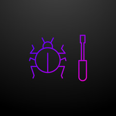 Virus cleanup nolan icon. Elements of seo and online marketing set. Simple icon for websites, web design, mobile app, info graphics