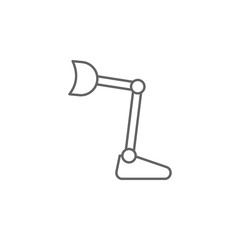 Prosthesis, leg icon. Element of medicine icon. Thin line icon