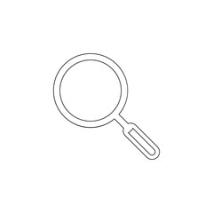 magnifier icon. Element of web for mobile concept and web apps icon. Outline, thin line icon for website design and development, app development