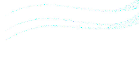 Obraz premium Blue, cyan, turquoise glitter stars confetti