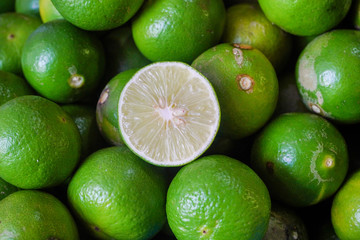 Green lemons are good to eat.