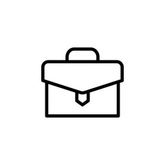 Briefcase, bag icon. Element of Education icon. Thin line icon