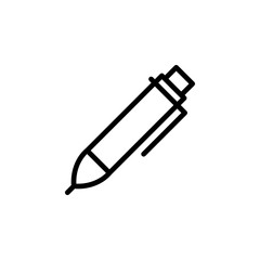 Pen, tool icon. Element of Education icon. Thin line icon