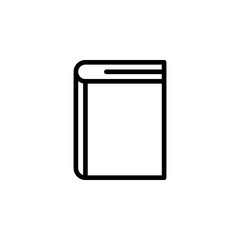Book, education icon. Element of Education icon. Thin line icon