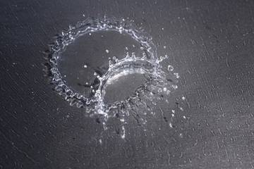 Water drops collision