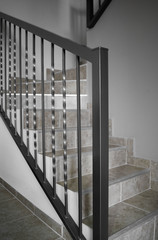 Barandas de protección para escaleras en interiores
