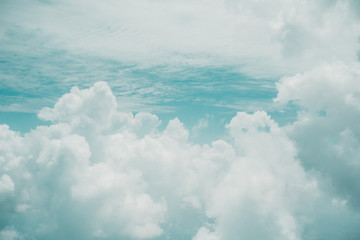 Cloudy Light Blue / Turquoise Sky 
