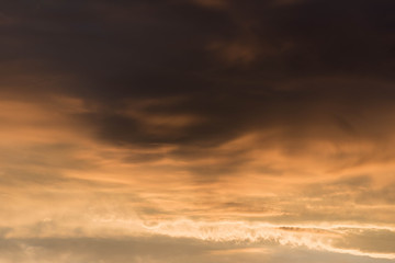 The colors of dusk in the winter of southern Brazil 02