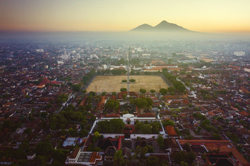 North square Yogyakarta at dawn time