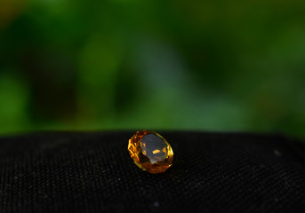 yellow sapphire Is a beautiful, rare and expensive yellow gemstone