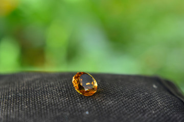 yellow sapphire Is a beautiful, rare and expensive yellow gemstone