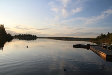 Calm Lake, Elk Island National Park, Alberta