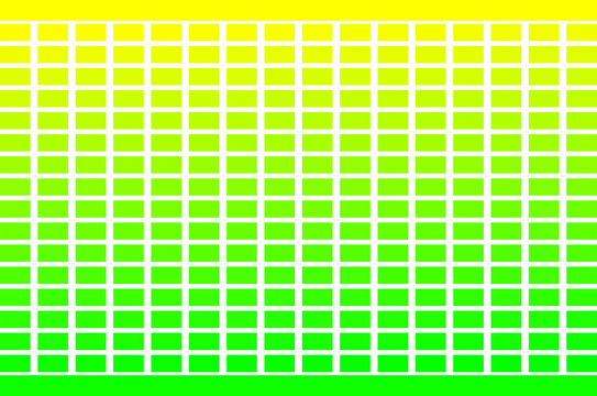 RGB Colour Picker: Yellow to Green [Includes instruction on how to add these swatches to another Illustrator document]
