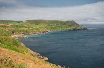 Fototapeta na wymiar Porth Alwm on the Wales Coast Path on the Llyn Peninsula, Gwynedd, Wales, UK