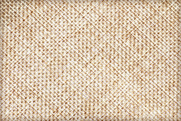 Natural sackcloth texture use for background. Brown fabric texture background