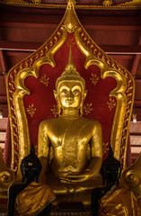 The statue of Buddha in Thai temple