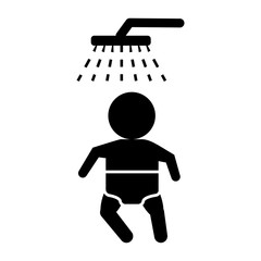 Baby, take a shower icon. Element of baby icon