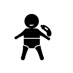 Baby, injection, syringe icon. Element of baby icon