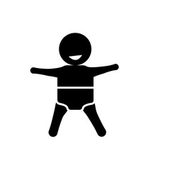 Baby, irritation, pain icon. Element of baby icon