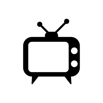 Television icon vector symbol illustration