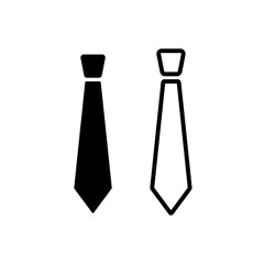 Tie symbol icon vector illustration