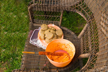 One of the most important dishes of Turkish cuisine, Adana kebab raw