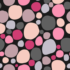 Vector seamless background with multicolored  geometric shapes