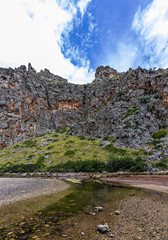 Torrent de Pareis, Canyon de la Calobra in the island of Mallorca