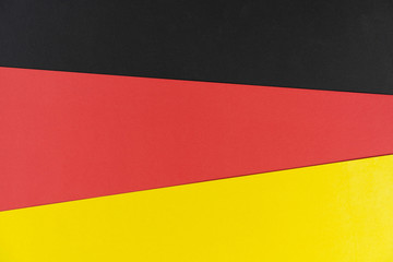 flag Germany, texture colored cardboard, copy space