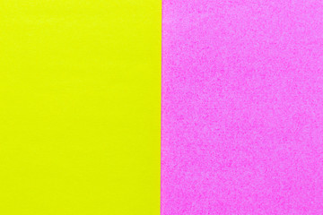 Abstract yellow and pink color paper textured background with copy space for design and decoration