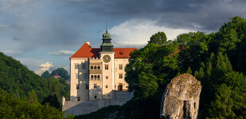 Pieskowa Skala Castle, located in Ojcowski National Park