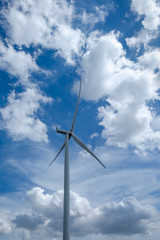 Fototapeta na wymiar Windmills for electric power production,wind turbine