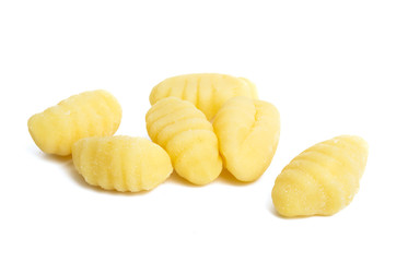 potato gnocchi isolated
