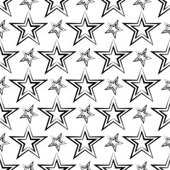 Star Seamless Pattern Design