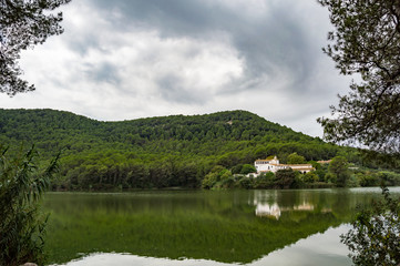 Fototapeta na wymiar Swamp Foix in Catalonia, Spain