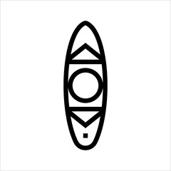Surfboard Icon, Surf Board Icon, Water Sport Icon