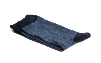 set of men's socks isolated