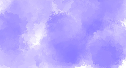 Abstract purple watercolor background for your design, watercolor background concept, vector.