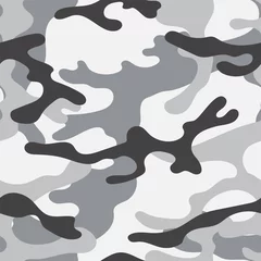 Naadloos Fotobehang Airtex Camouflage Militaire camouflage naadloze patroon. Kaki textuur. Trendy achtergrond. Abstracte kleur vectorillustratie. Voor design behang, inpakpapier, stof.