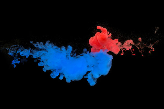 Pigment dissolved in water