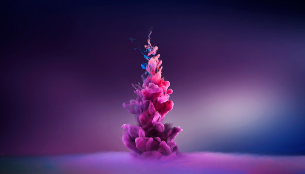 Pigment dissolved in water