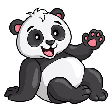 Panda Cartoon Style