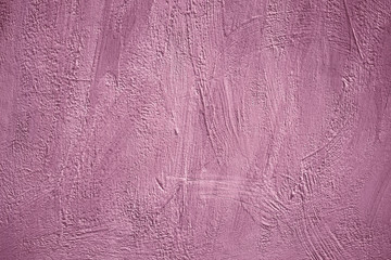 Pink grunge background, concrete wall. Rough scabrous texture, surface. Abstract pattern. Dirty wall. Acrylic painted card in modern style.