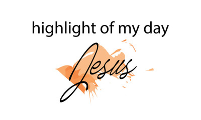 Christian faith, typography for print or use as poster, card, flyer or T shirt