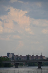 clouds over the city