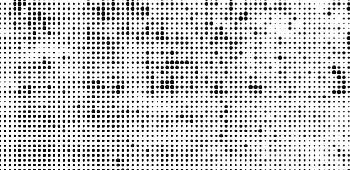 Abstract halftone texture. Black dots on white background. Vintage comic print template