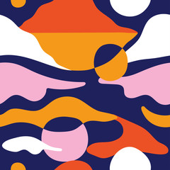 Seamless abstract pattern : Vector Illustration