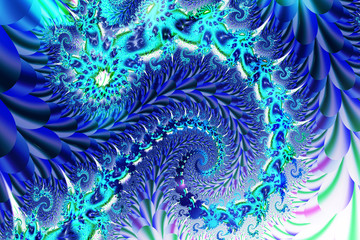 Abstract fantasy ornament pattern