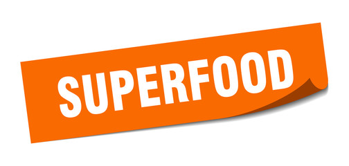 superfood sticker. superfood square isolated sign. superfood